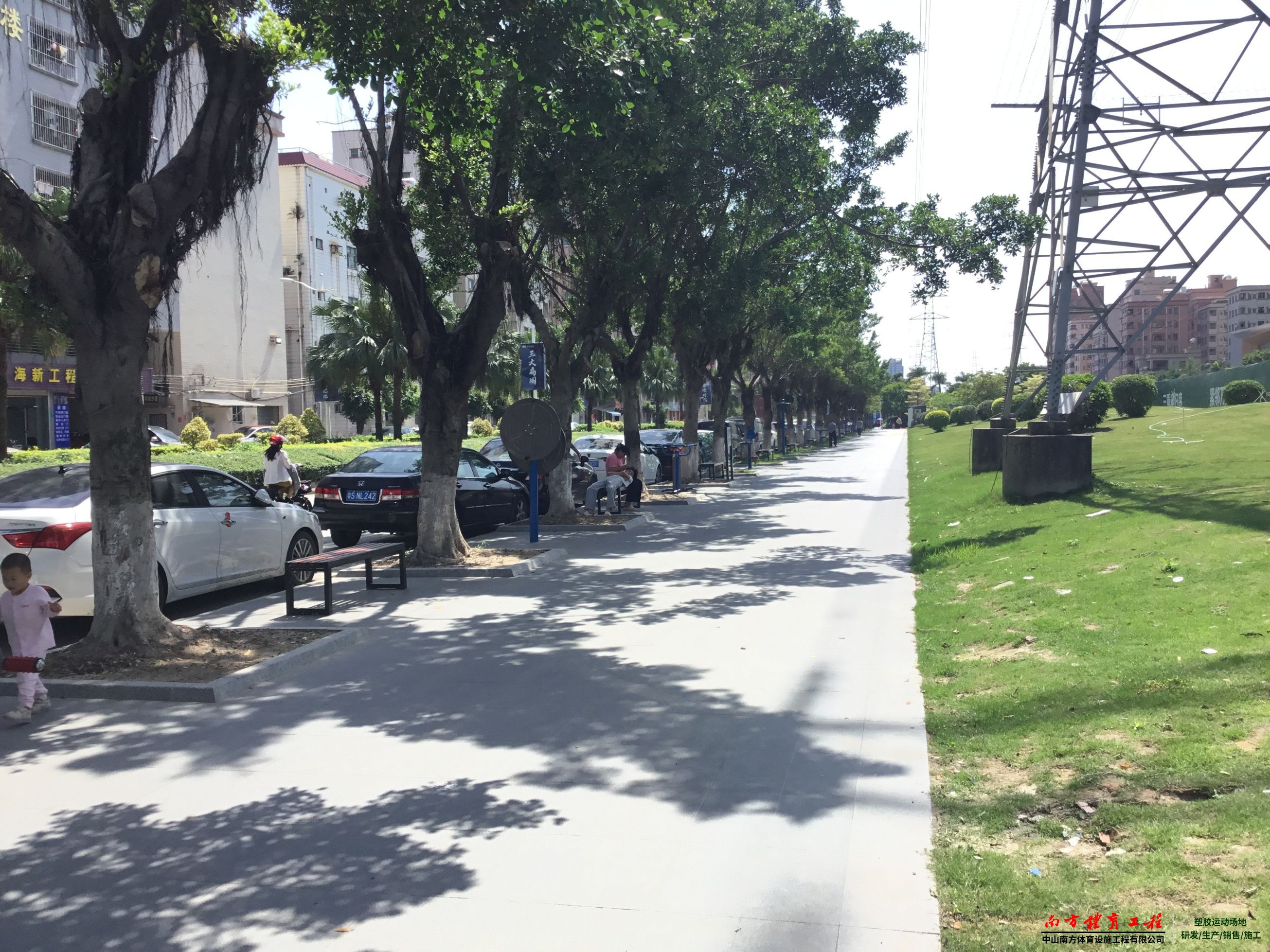 虎門鎮(zhèn)龍眼社區(qū)7路EPDM塑膠運動地面工程